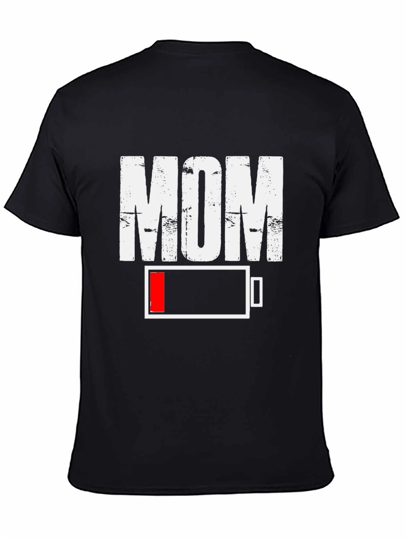 Low Battery Mom Graphic T-Shirt