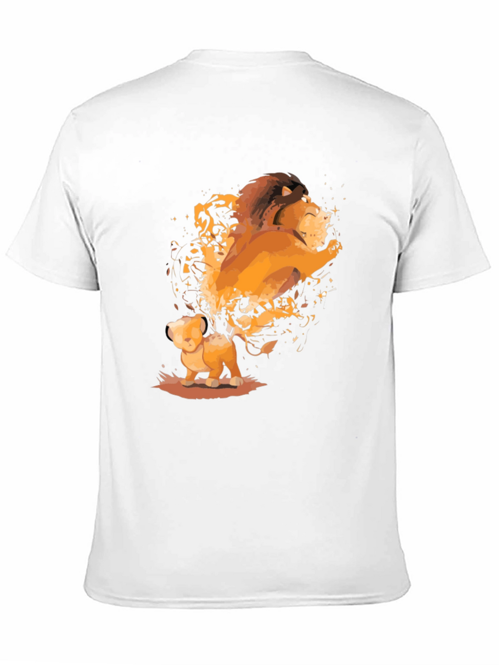 Lion King Simba Graphic Black T-Shirt