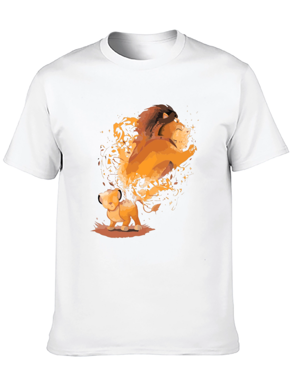 Lion King Simba Graphic Black T-Shirt