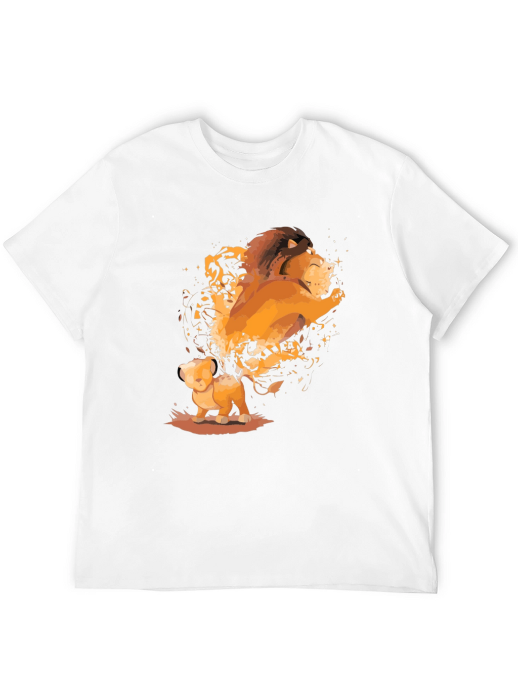 Lion King Simba Graphic Black T-Shirt