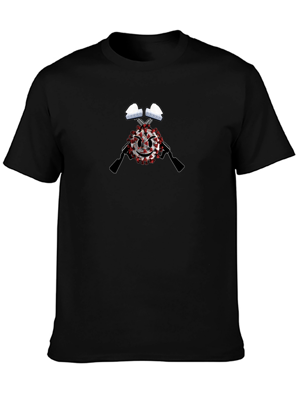 Novelty Graphic Tee - COVID-19 Defender