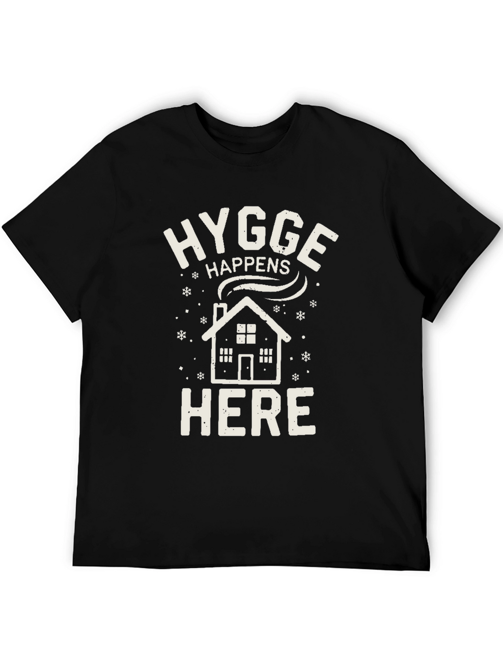 Hygge Happens Here Black Tee