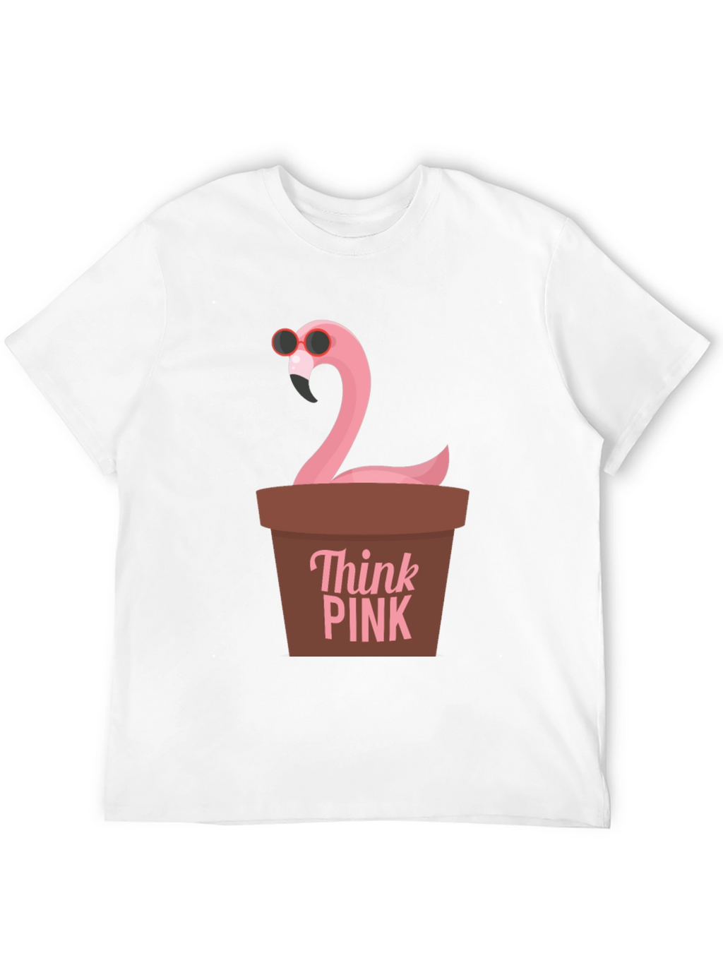 Think Pink Flamingo T-Shirt