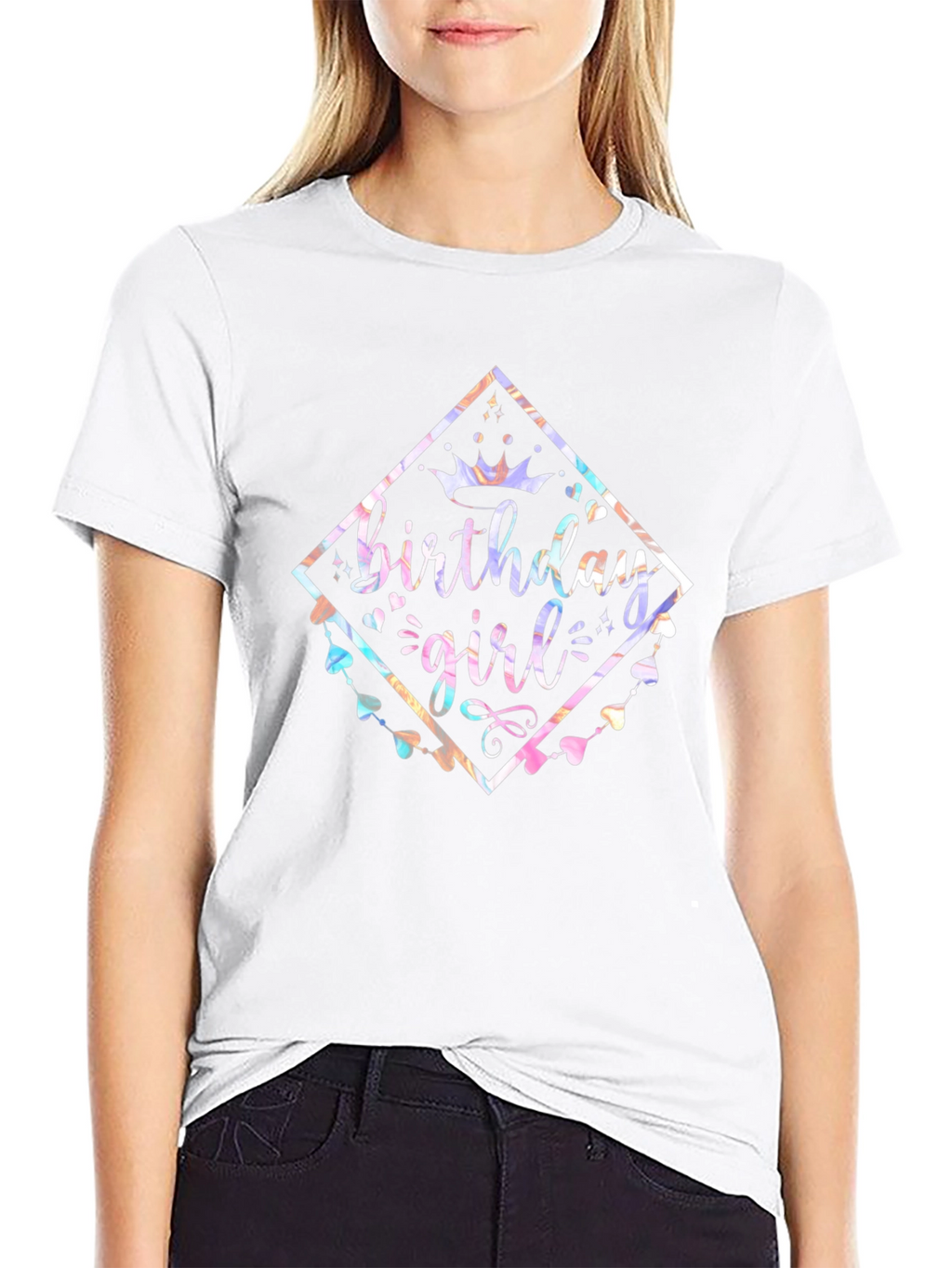 Birthday Girl Graphic Tee - Stylish Celebration Shirt