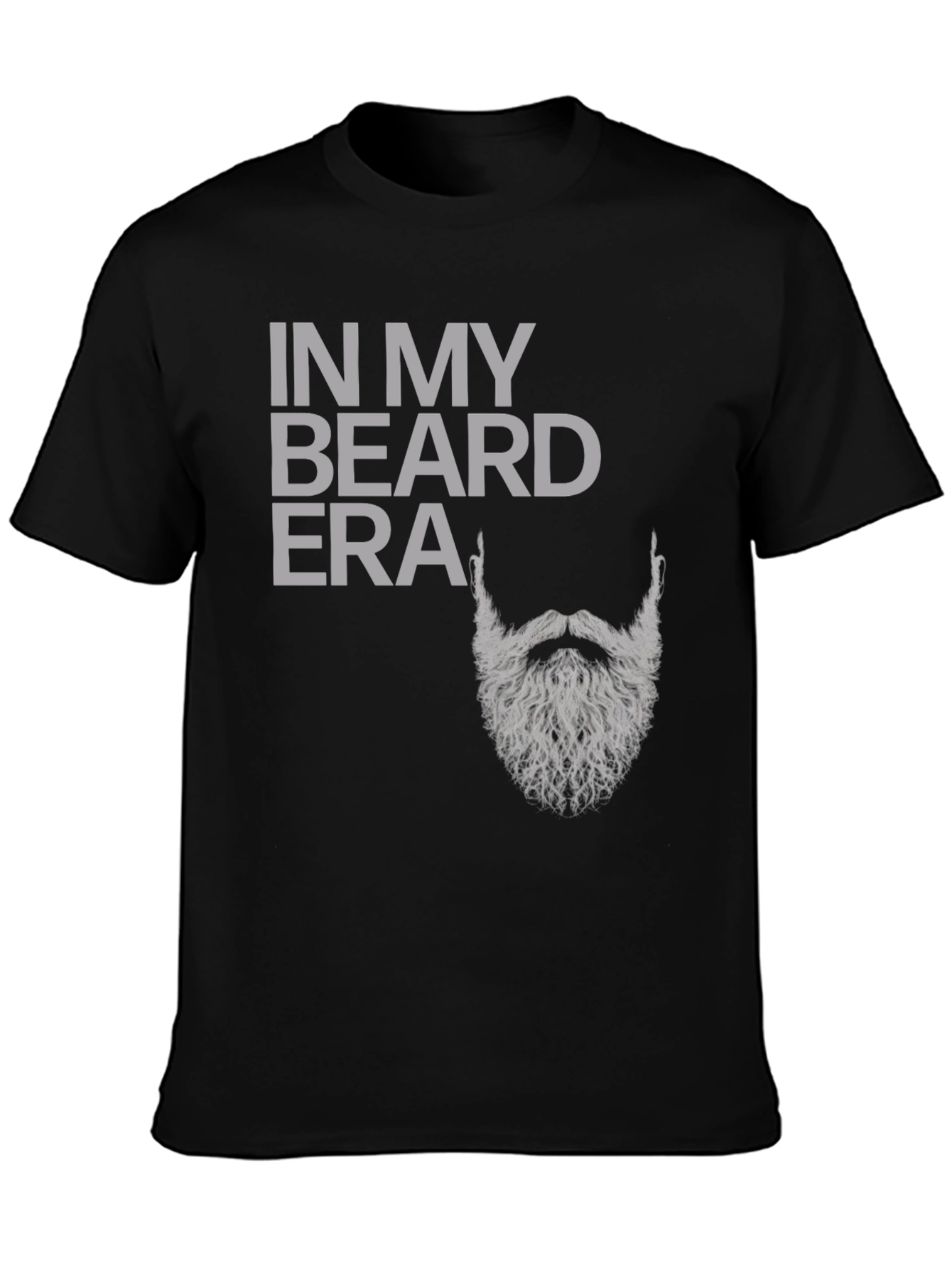 In My Beard Era Graphic Tee - Mens Black T-Shirt
