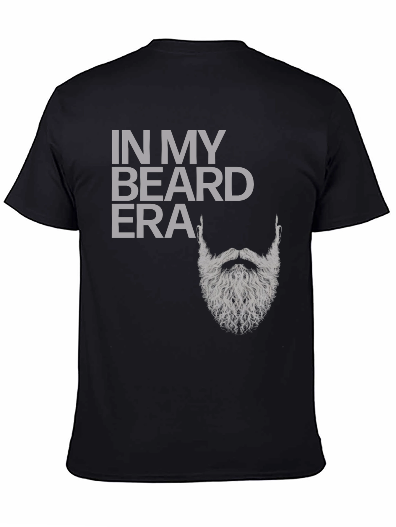 In My Beard Era Graphic Tee - Mens Black T-Shirt