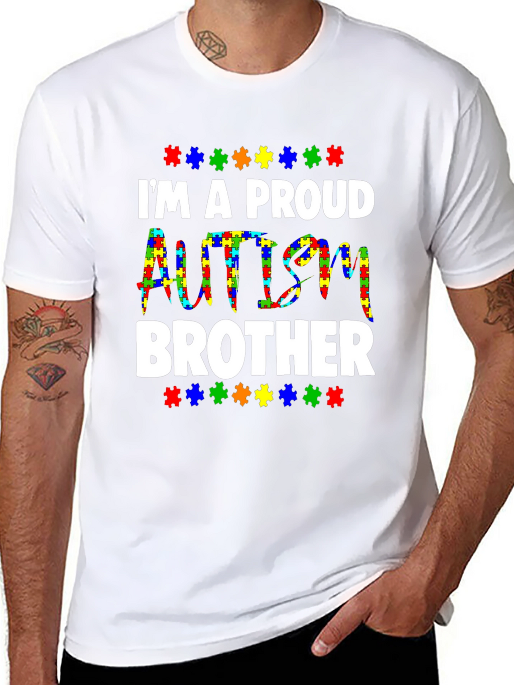 Proud Autism Brother Tee