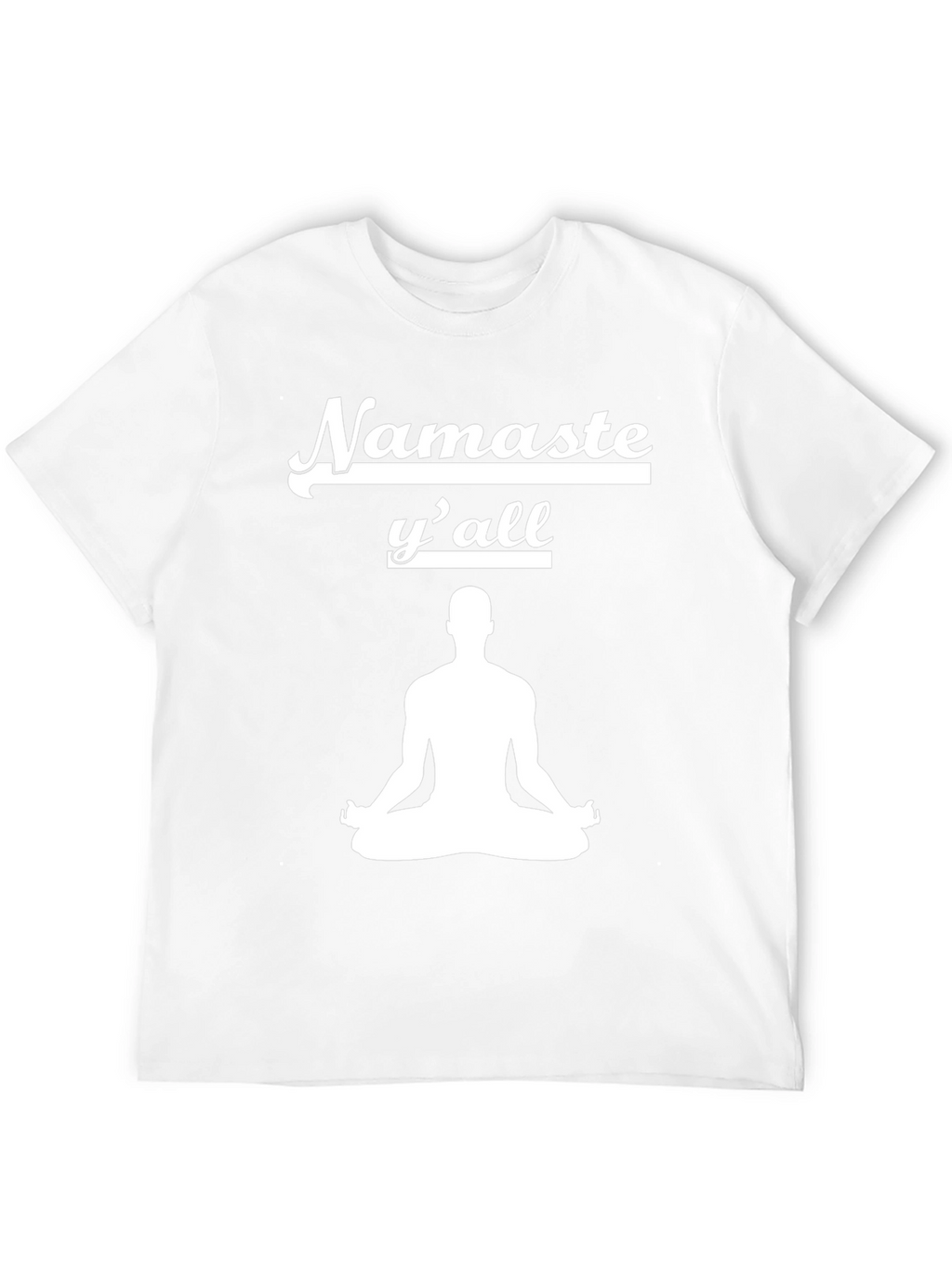 Namaste Yall Yoga T-Shirt - Black