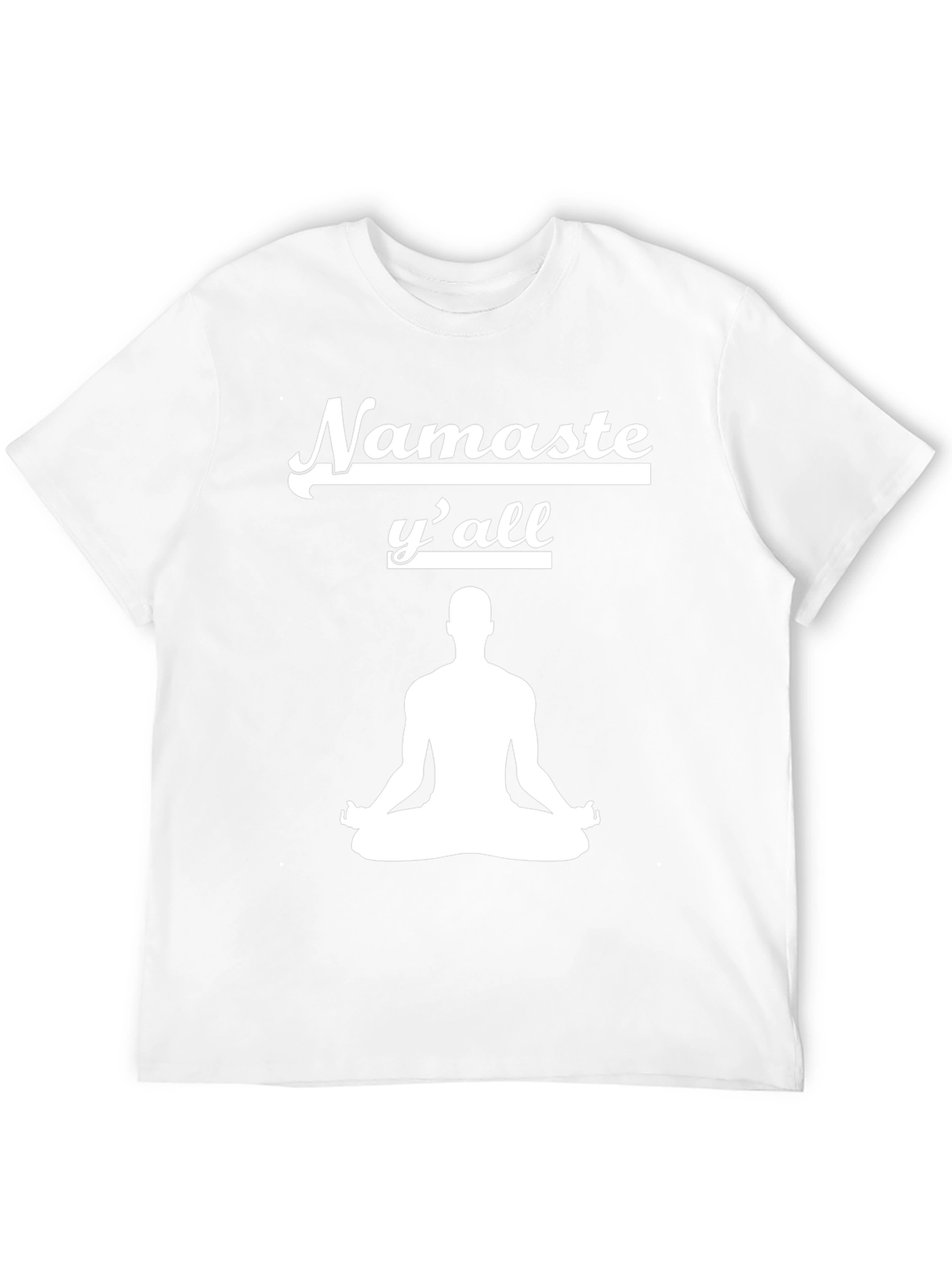Namaste Yall Yoga T-Shirt - Black