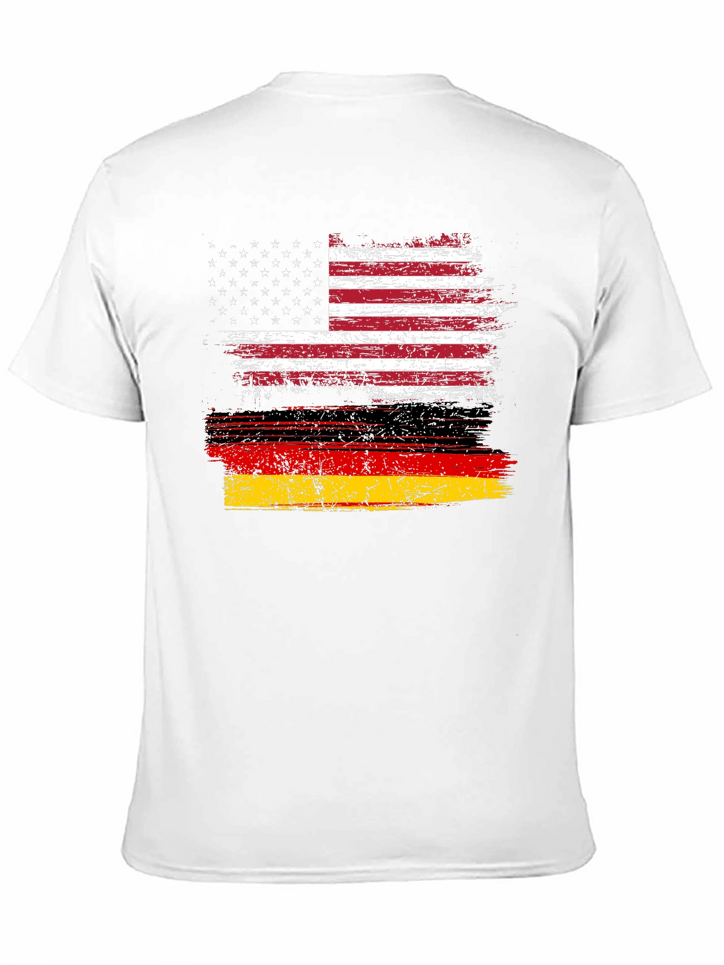USA Germany Flag Graphic T-Shirt
