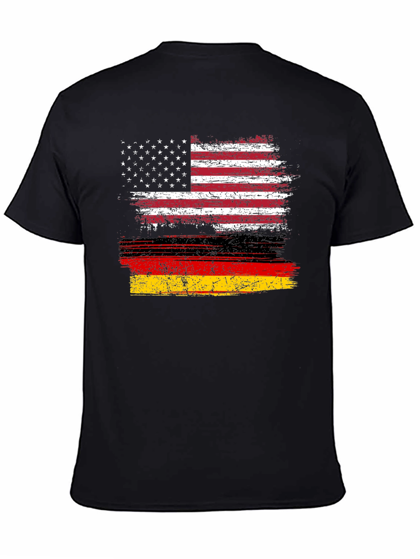 USA Germany Flag Graphic T-Shirt