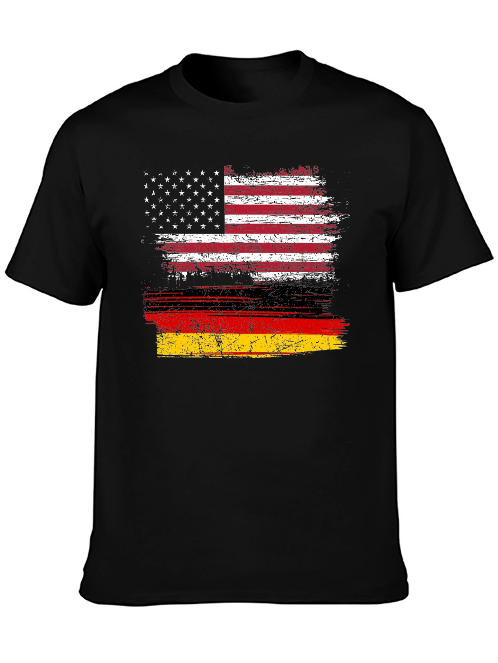 USA Germany Flag Graphic T-Shirt