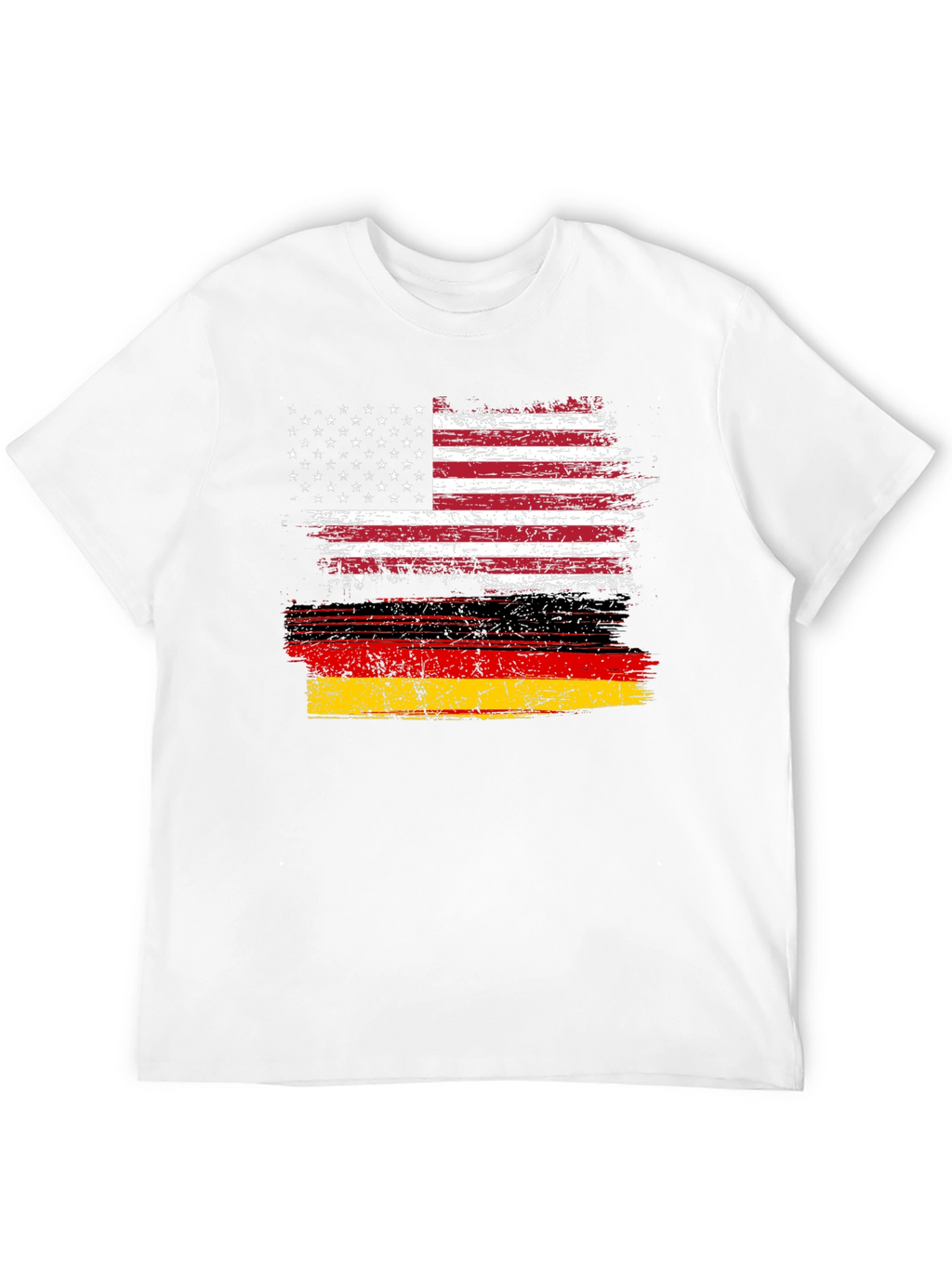 USA Germany Flag Graphic T-Shirt