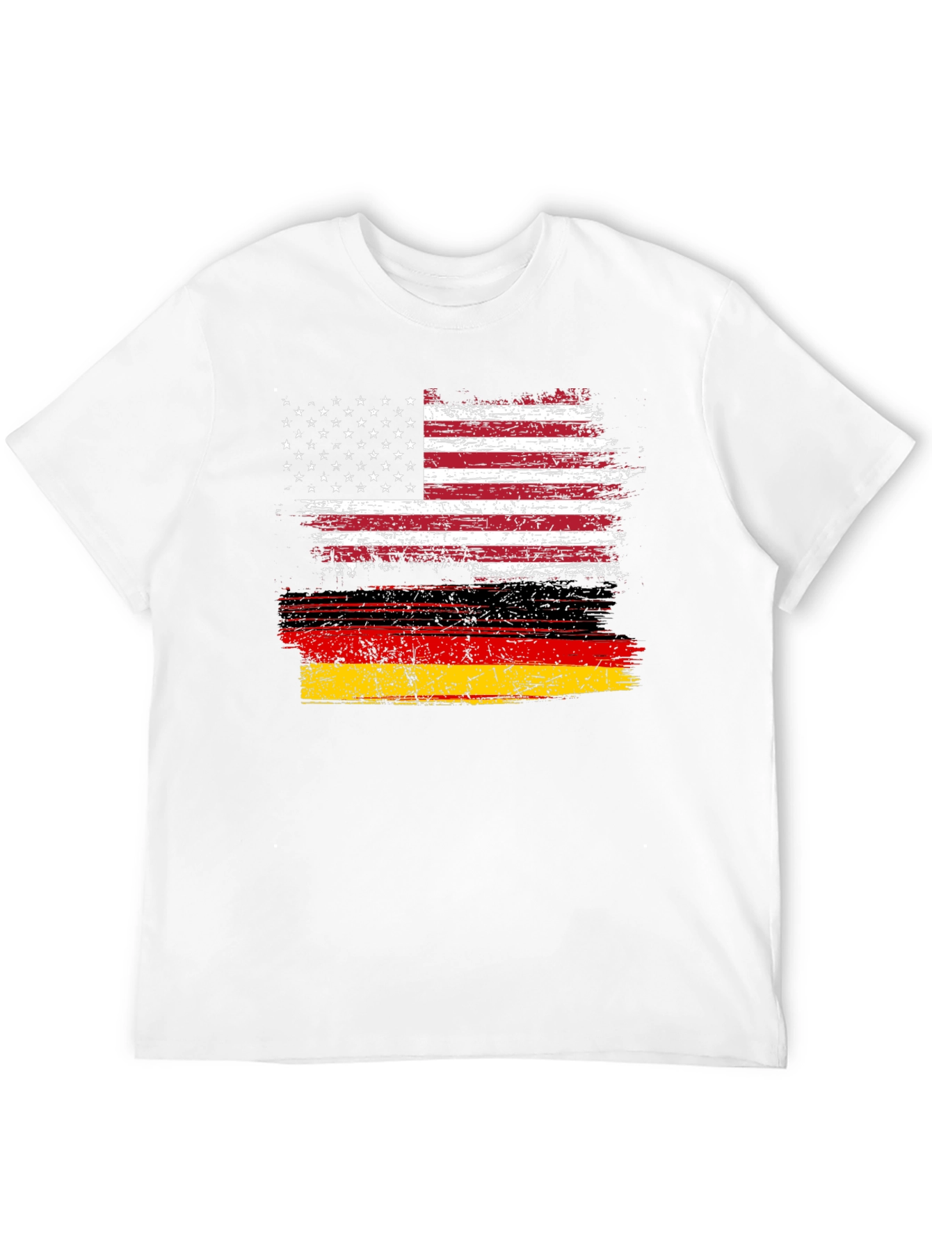 USA Germany Flag Graphic T-Shirt