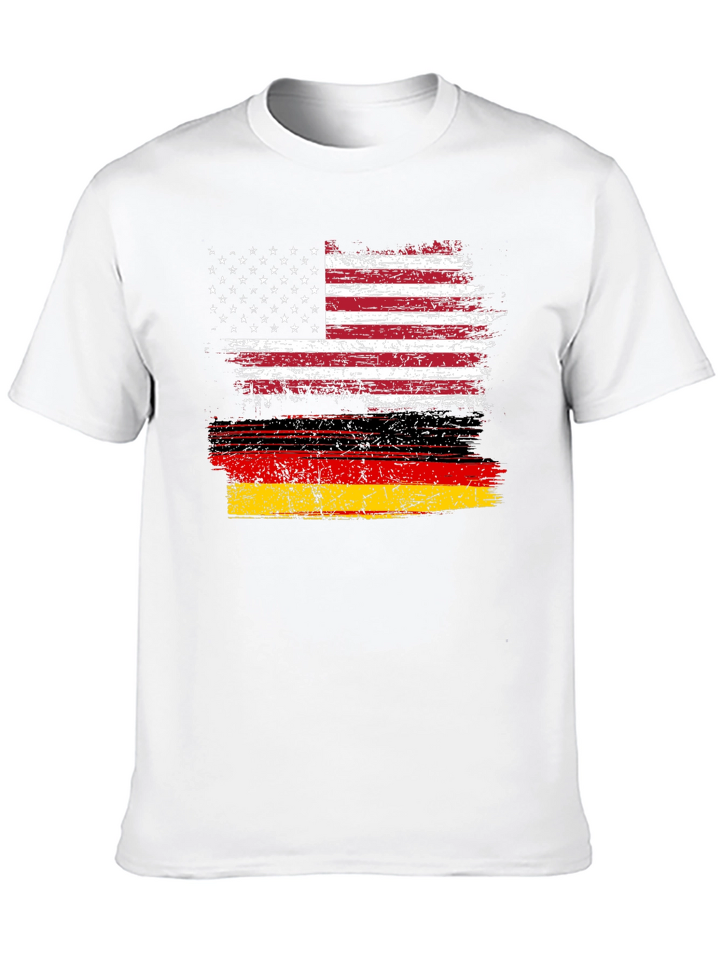 USA Germany Flag Graphic T-Shirt