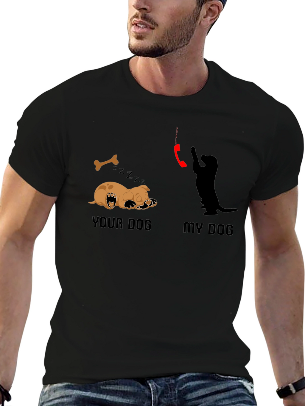 Your Dog vs. My Dog Graphic T-Shirt