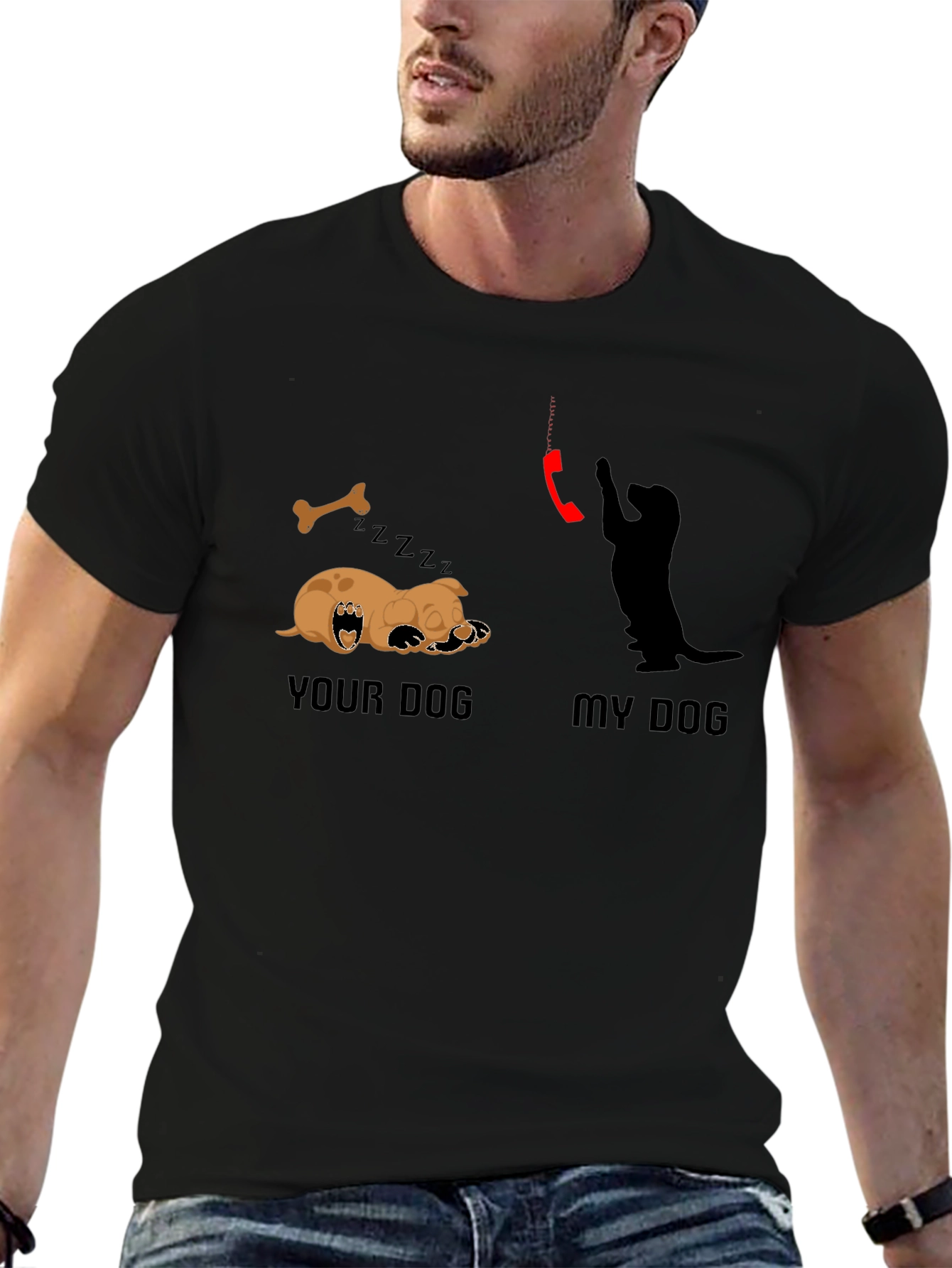Your Dog vs. My Dog Graphic T-Shirt