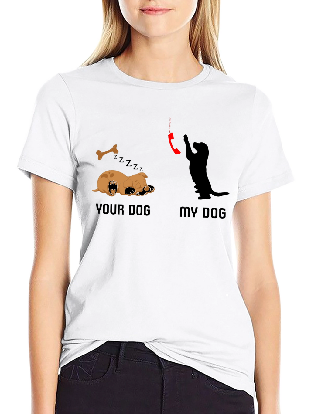 Your Dog vs. My Dog Graphic T-Shirt