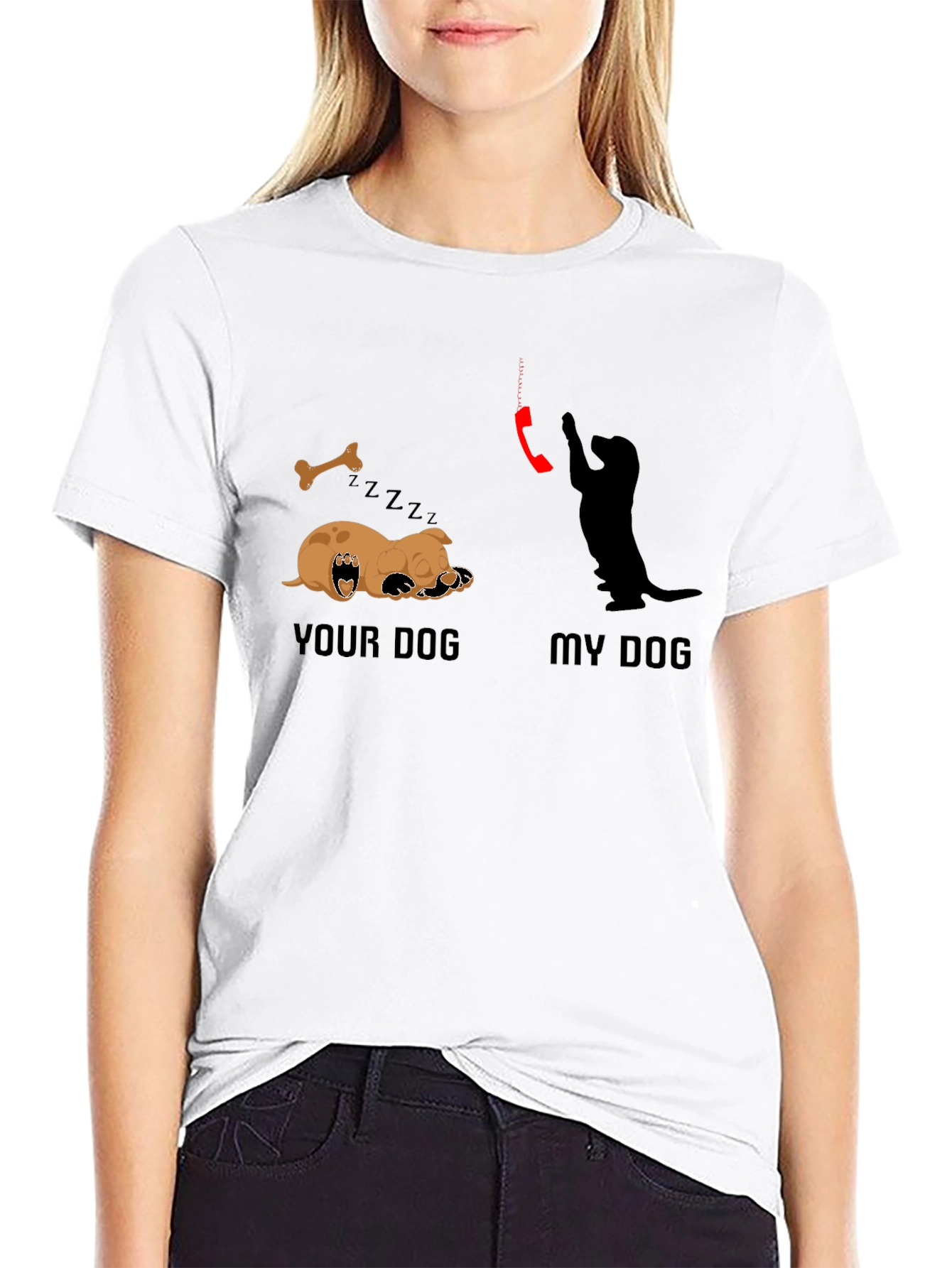 Your Dog vs. My Dog Graphic T-Shirt