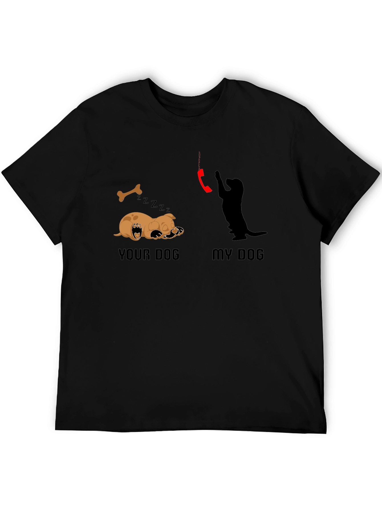 Your Dog vs. My Dog Graphic T-Shirt