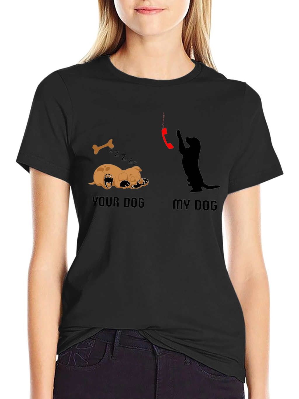 Your Dog vs. My Dog Graphic T-Shirt