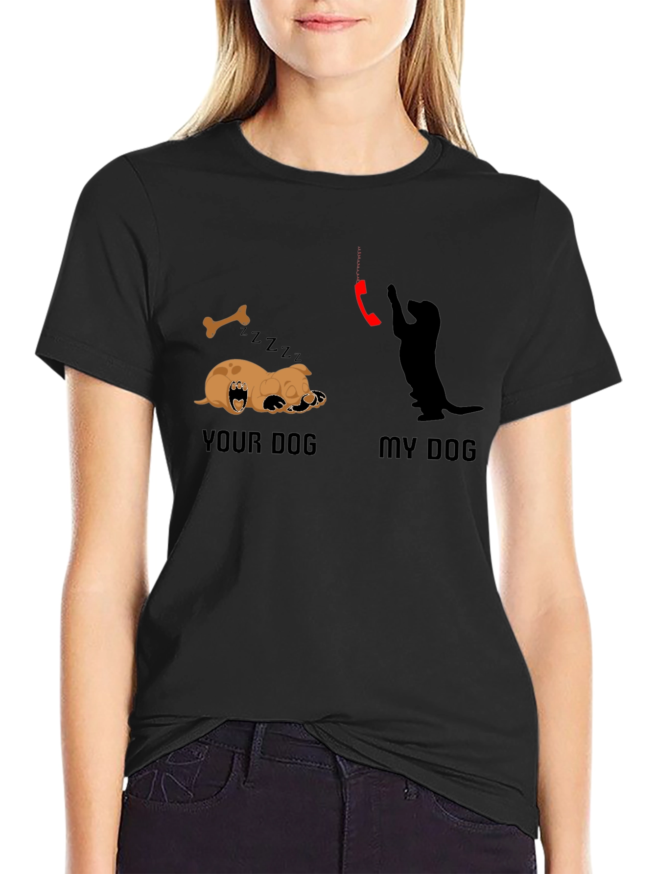 Your Dog vs. My Dog Graphic T-Shirt