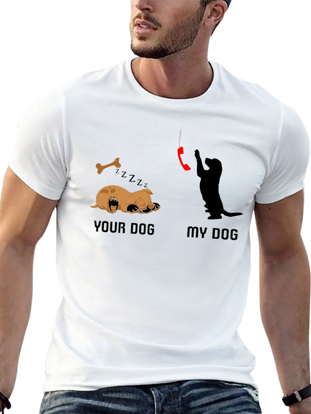 Your Dog vs. My Dog Graphic T-Shirt