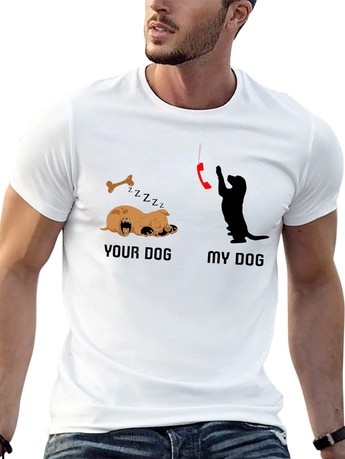 Your Dog vs. My Dog Graphic T-Shirt