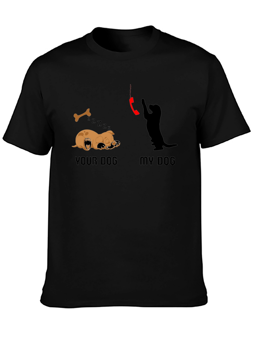 Your Dog vs. My Dog Graphic T-Shirt