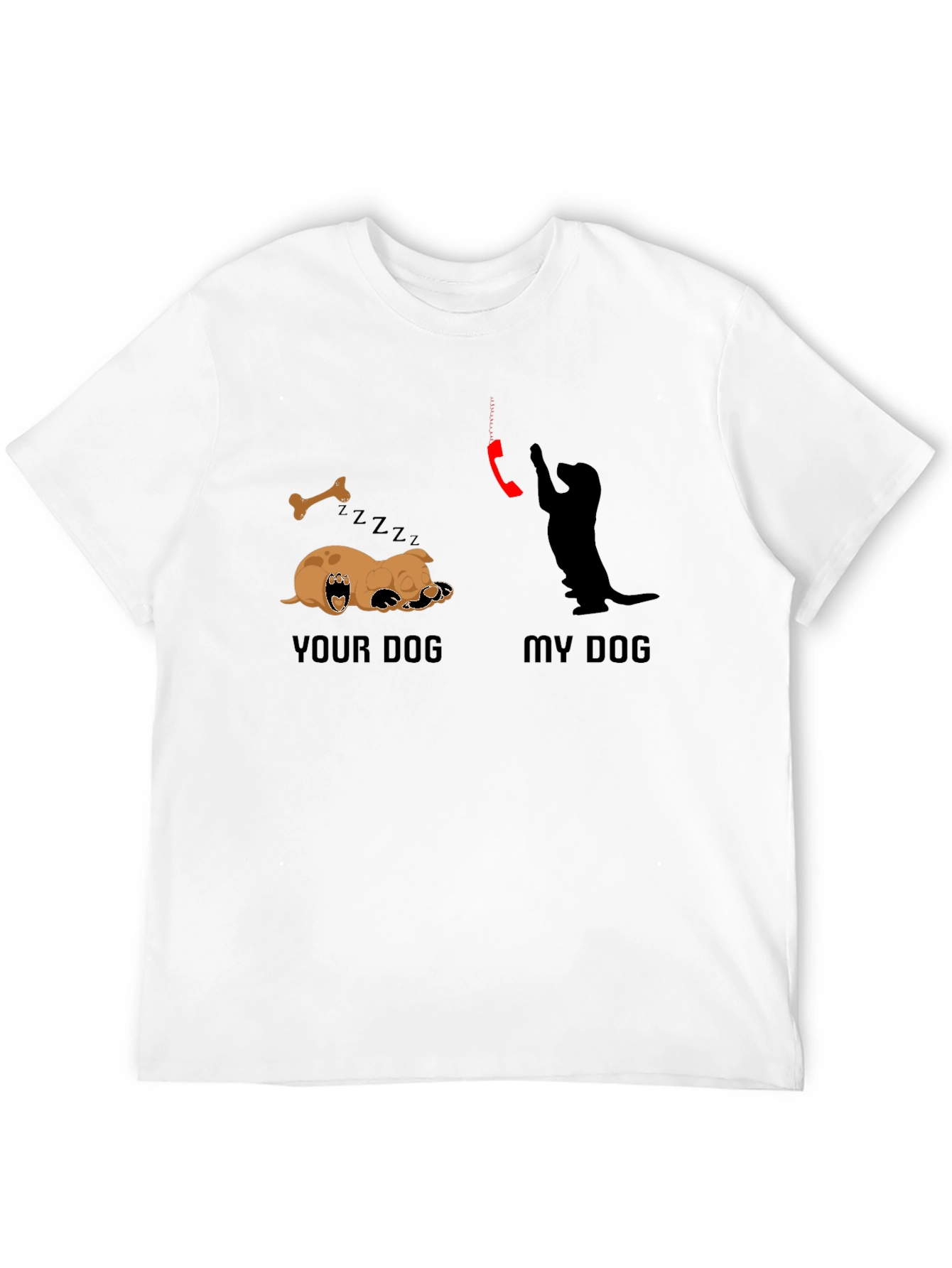 Your Dog vs. My Dog Graphic T-Shirt