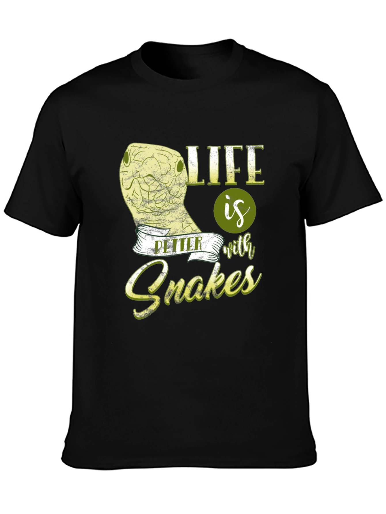 Life Is Better With Snakes Graphic T-Shirt