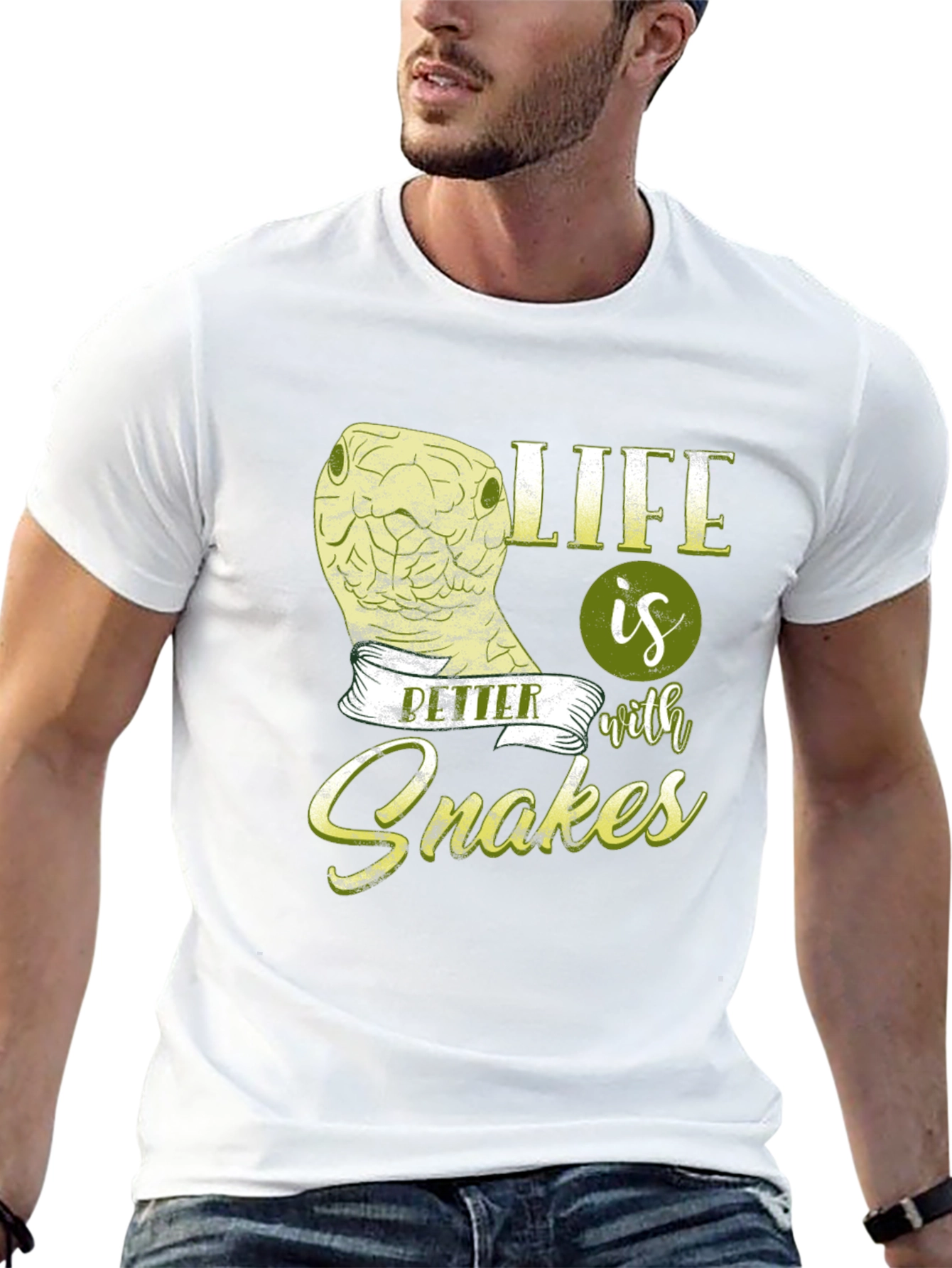 Life Is Better With Snakes Graphic T-Shirt
