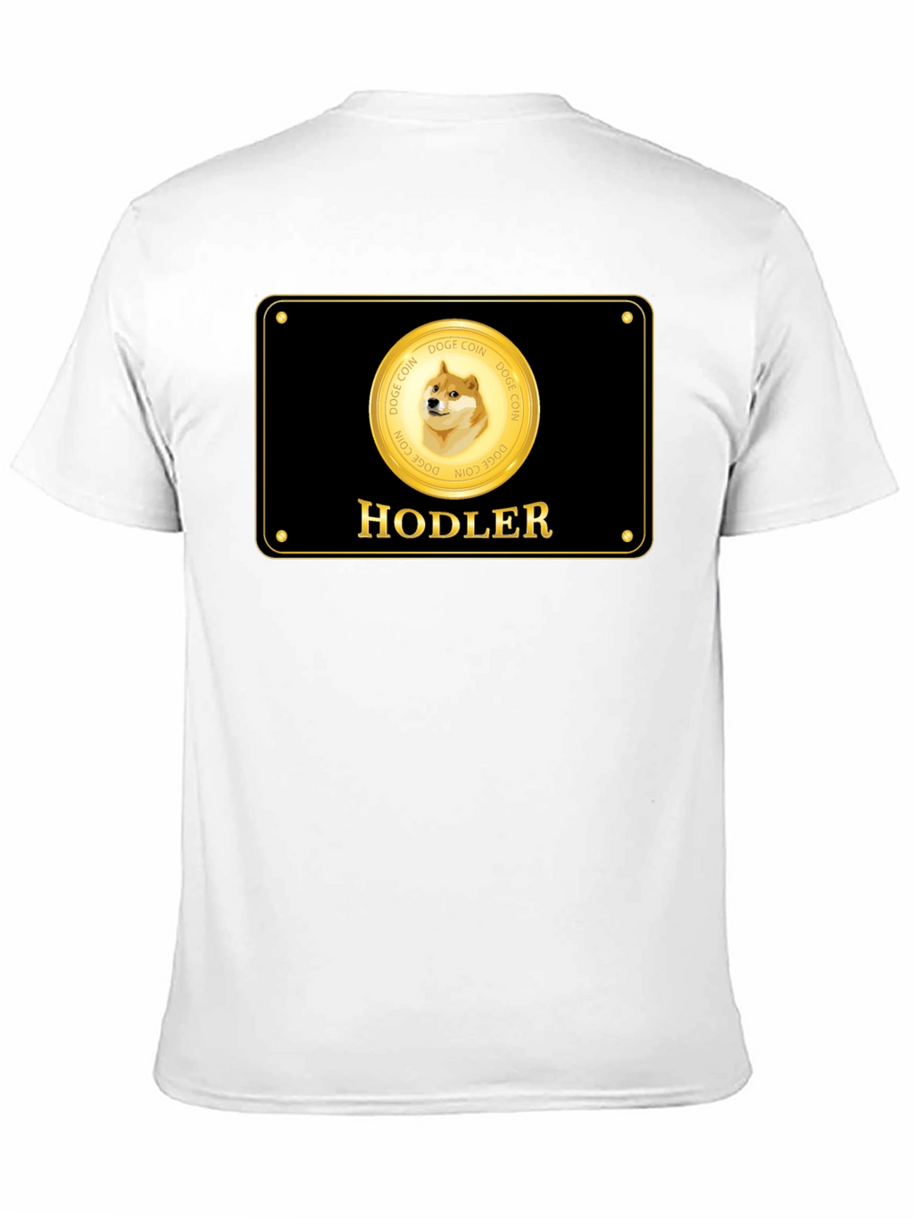 Dogecoin Hodler Black T-Shirt