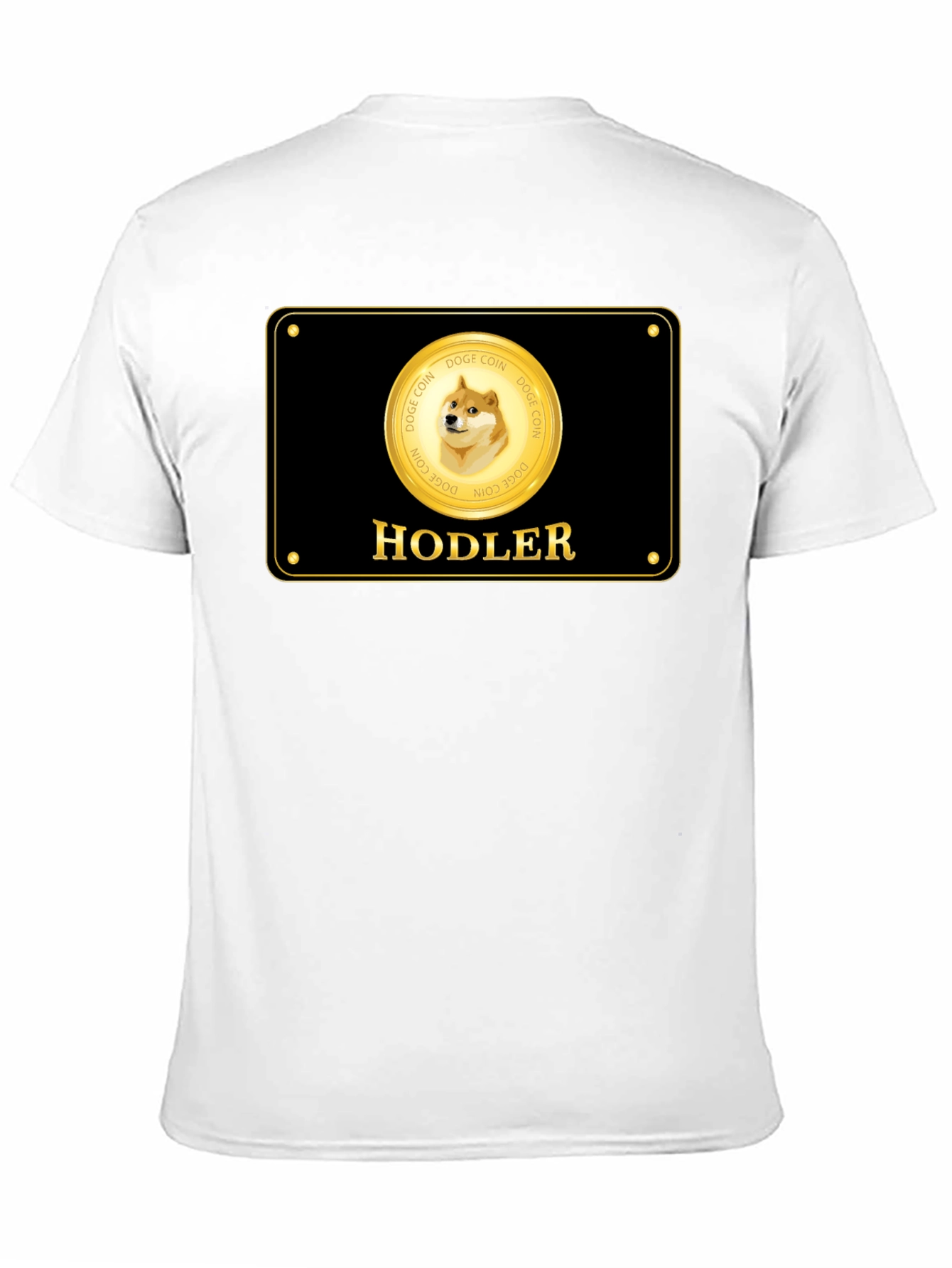 Dogecoin Hodler Black T-Shirt