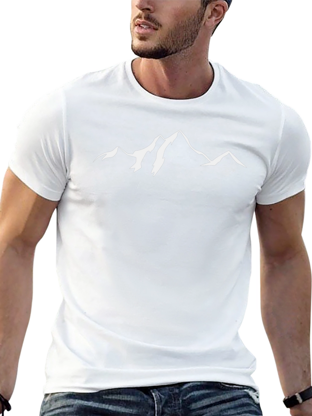 Mountain Graphic Black T-Shirt