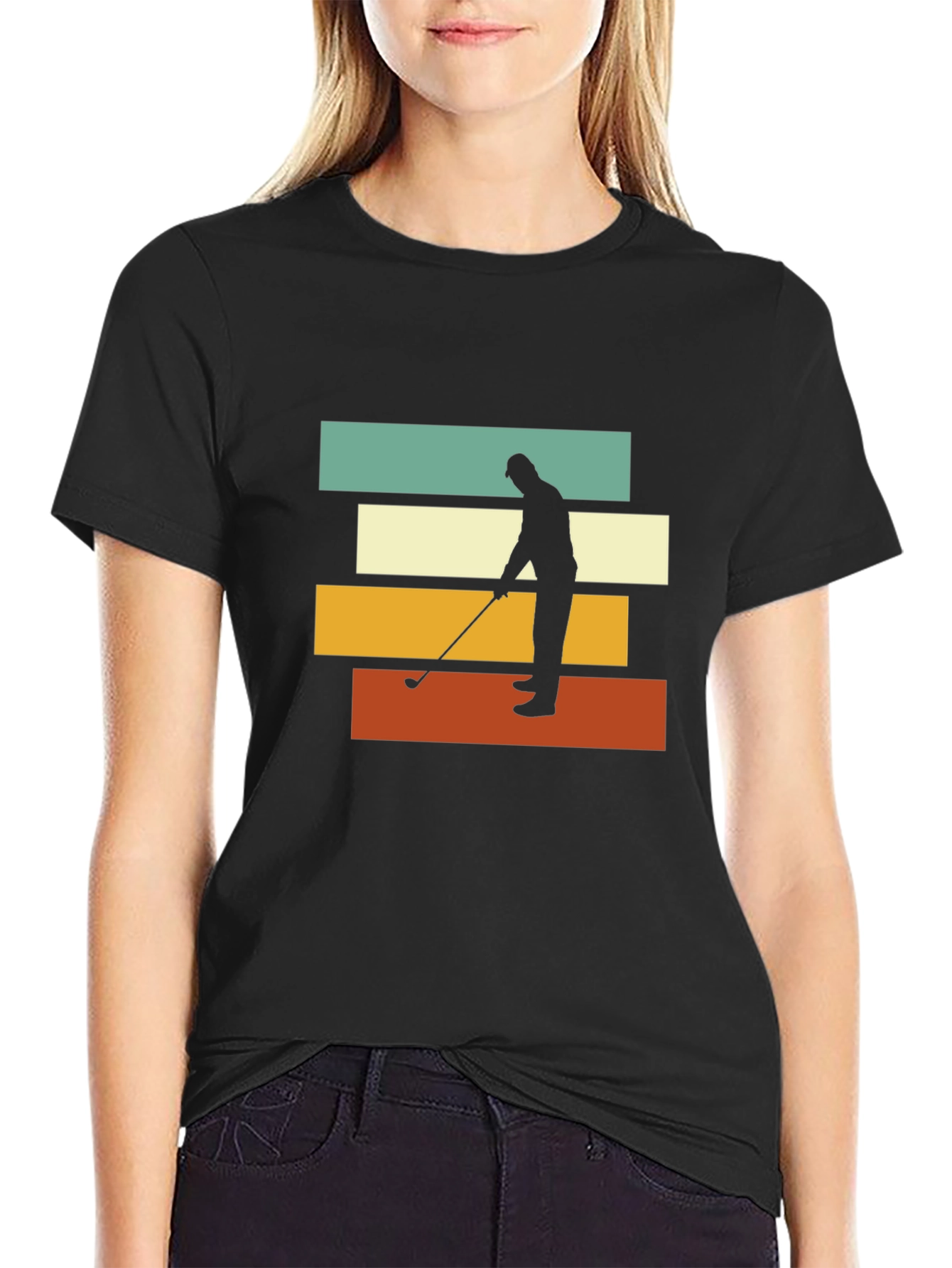 Retro Golfer Graphic Tee - Stylish & Comfortable