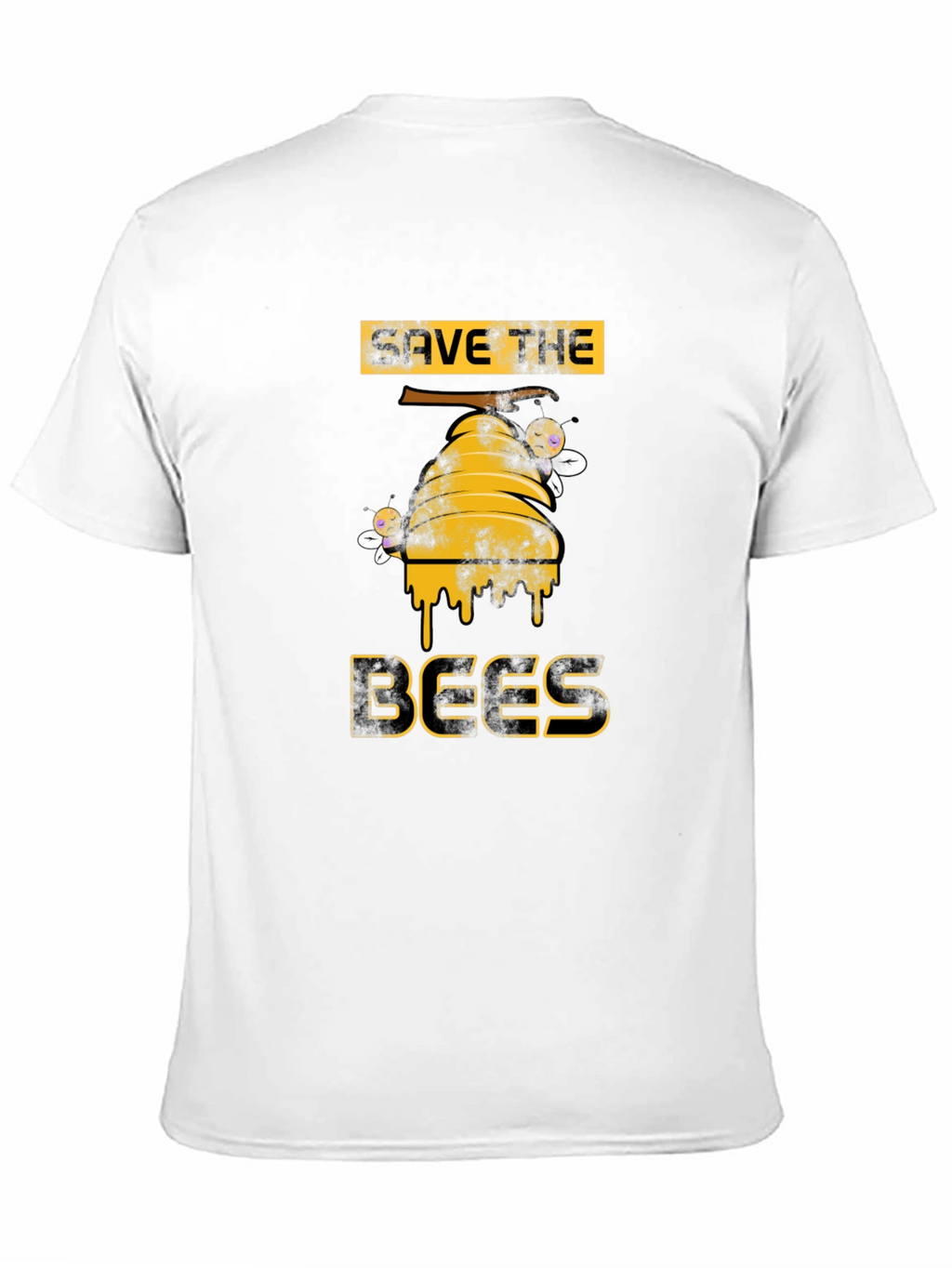 Save the Bees Graphic T-Shirt - Black