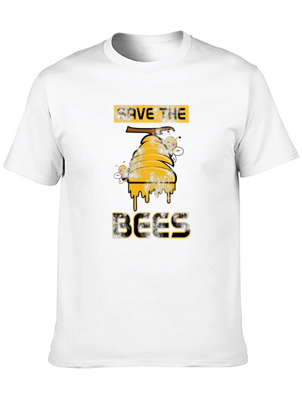 Save the Bees Graphic T-Shirt - Black