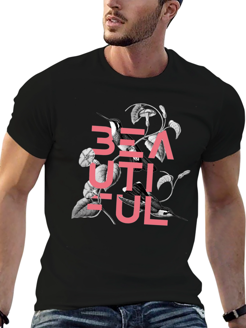 Beautiful Hummingbird Graphic T-Shirt - Stylish Design