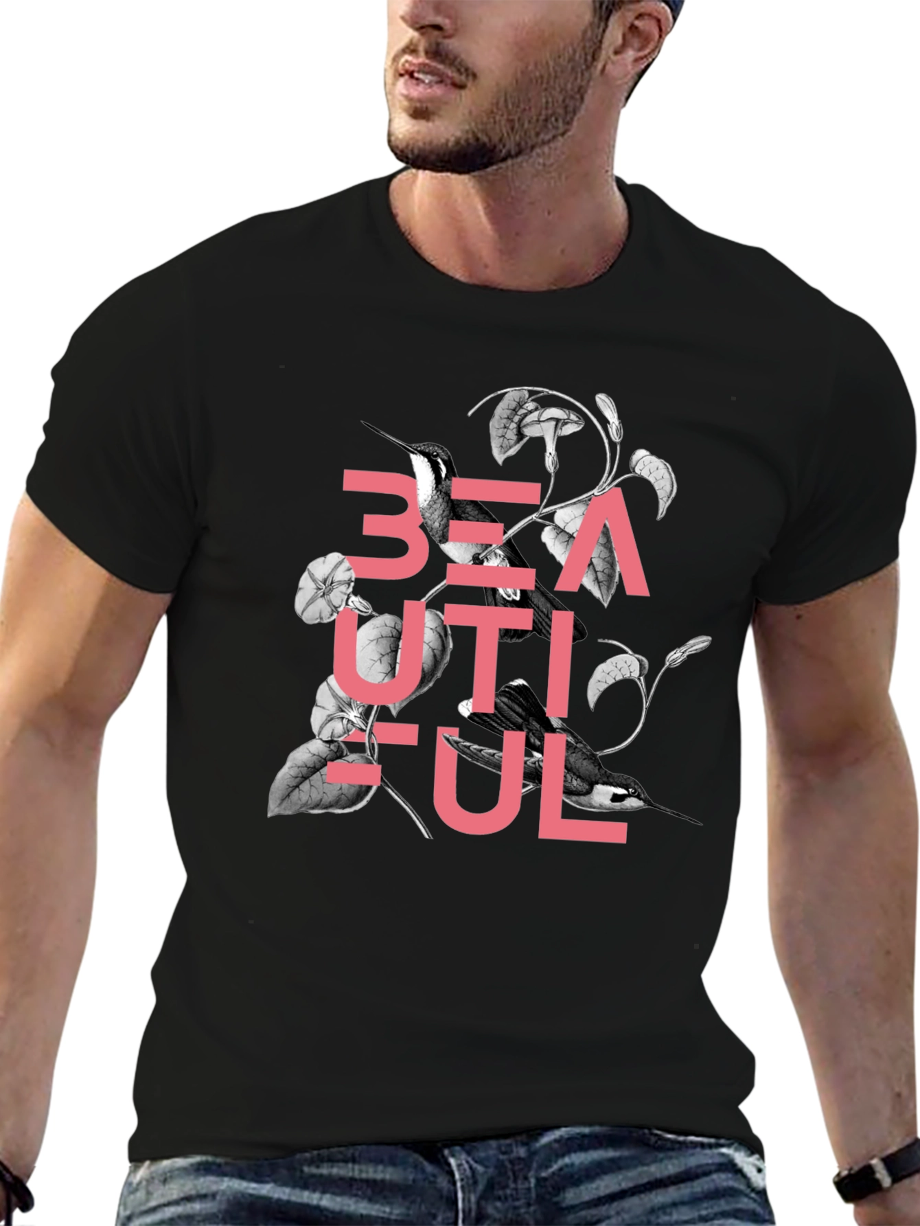 Beautiful Hummingbird Graphic T-Shirt - Stylish Design