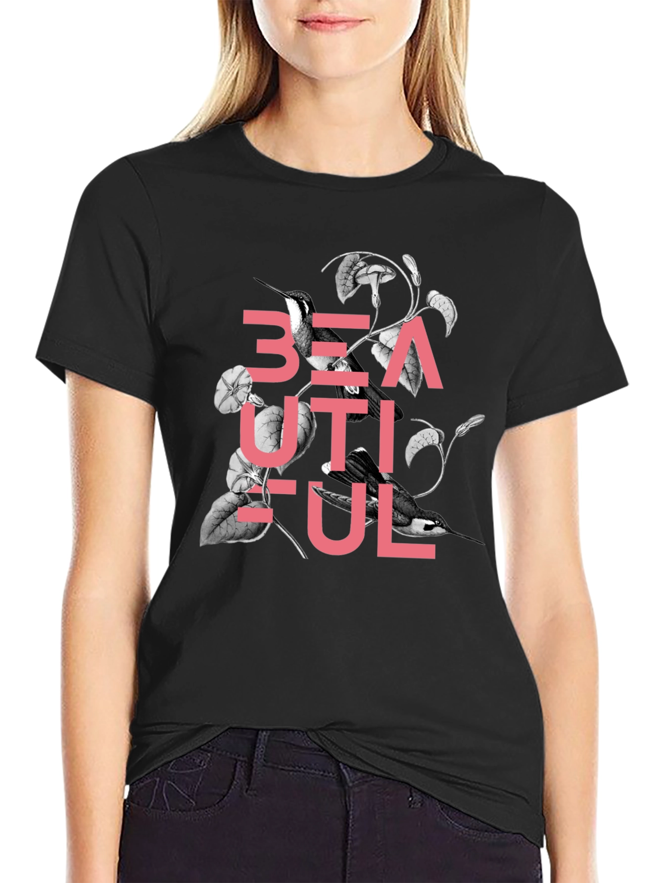 Beautiful Hummingbird Graphic T-Shirt - Stylish Design