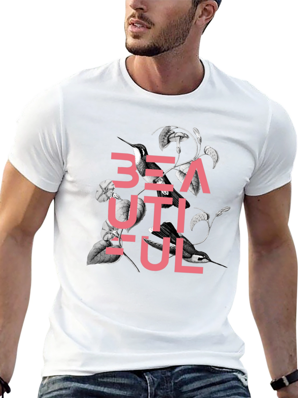 Beautiful Hummingbird Graphic T-Shirt - Stylish Design