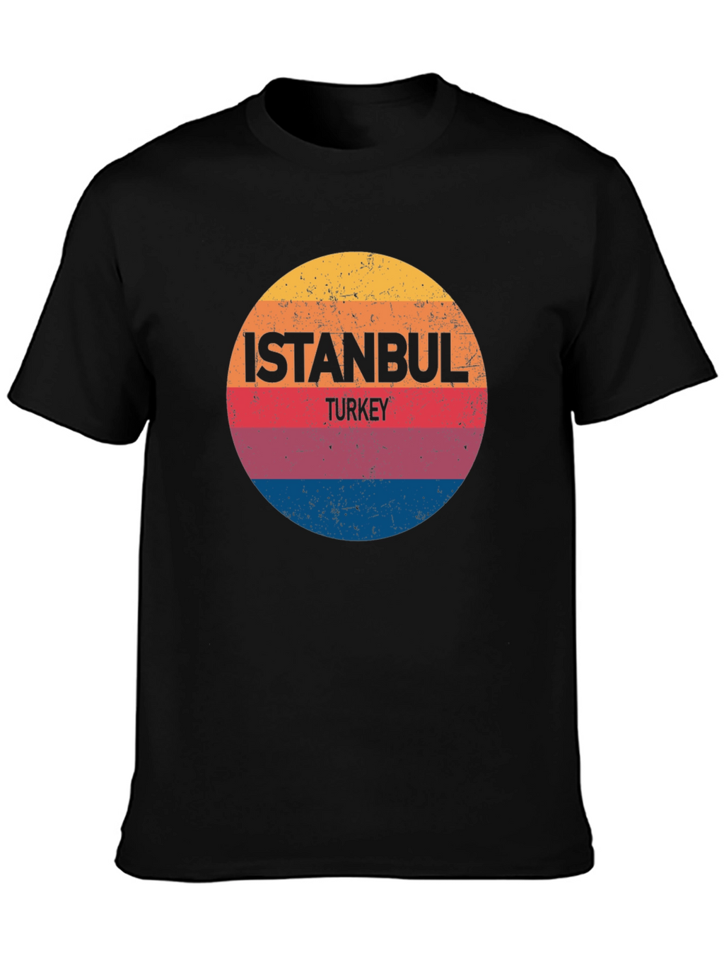 Istanbul Turkey Retro Graphic T-Shirt