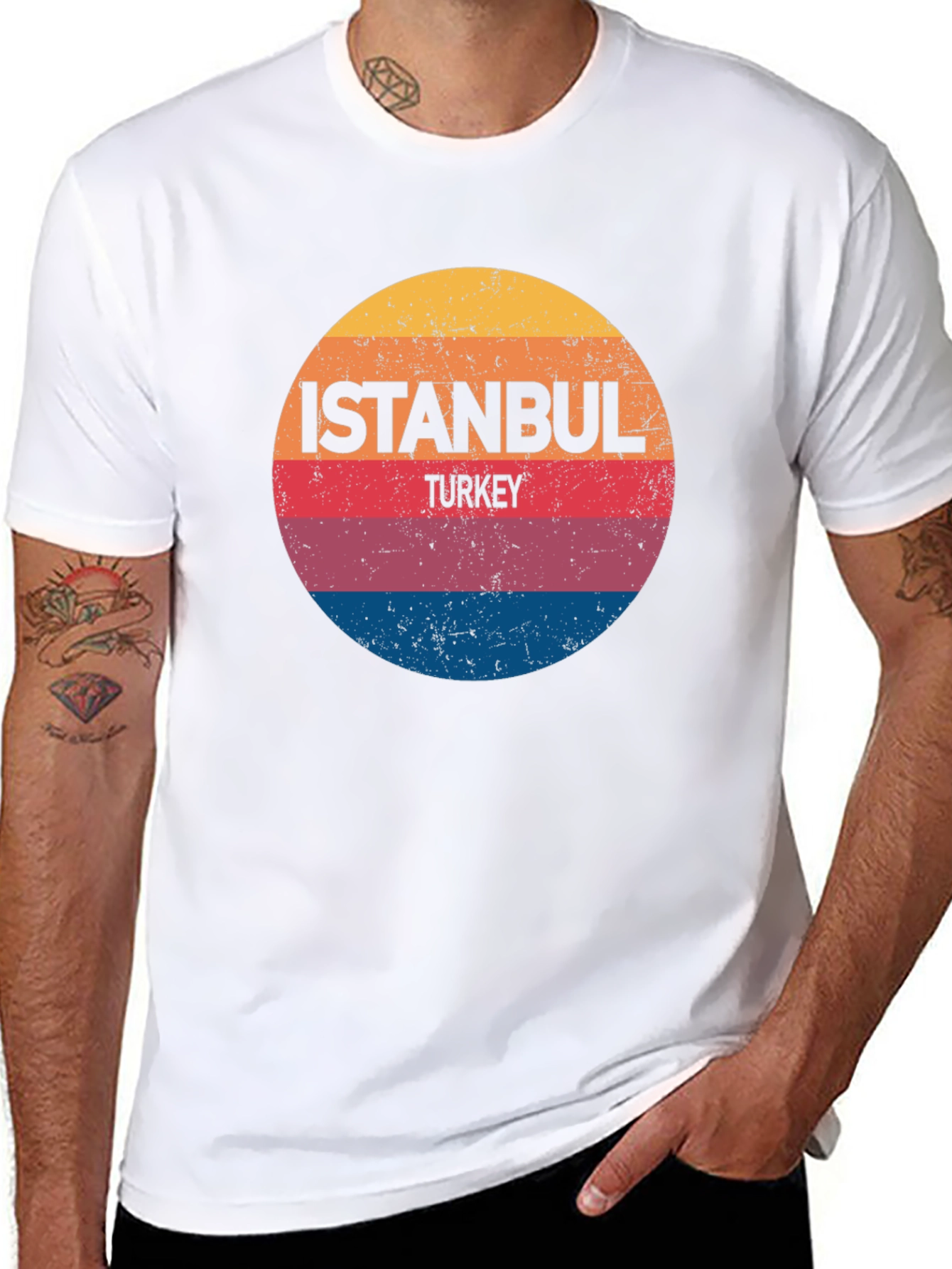 Istanbul Turkey Retro Graphic T-Shirt