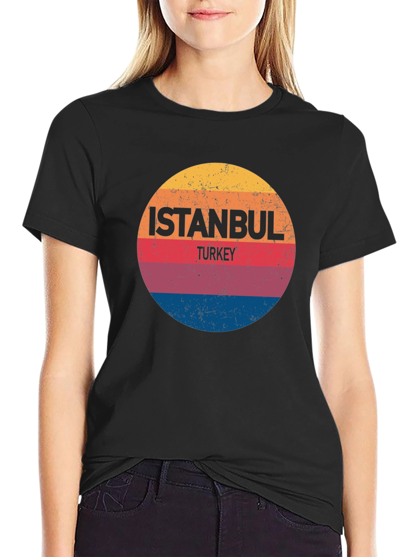 Istanbul Turkey Retro Graphic T-Shirt