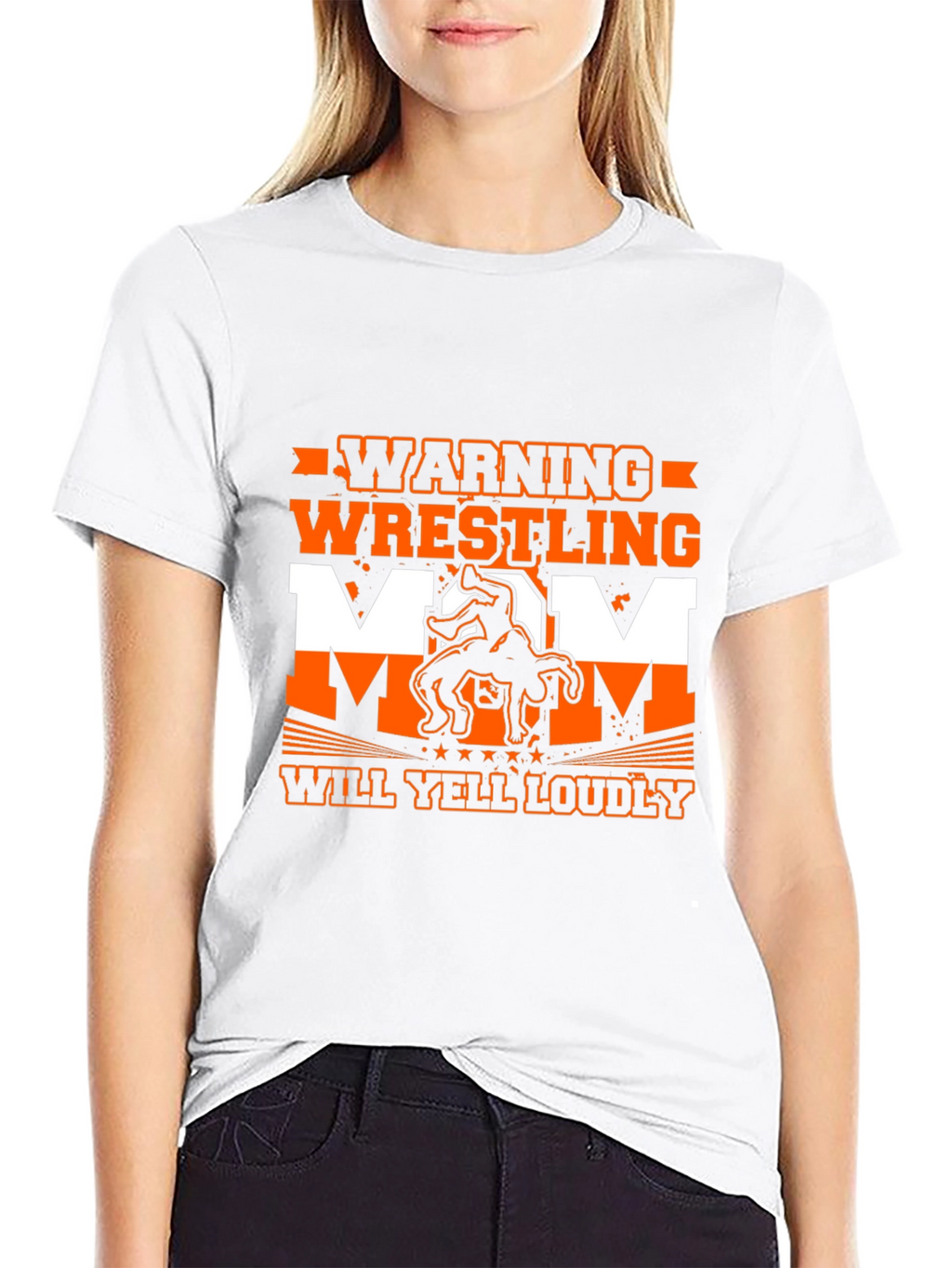 Warning Wrestling Mom T-Shirt