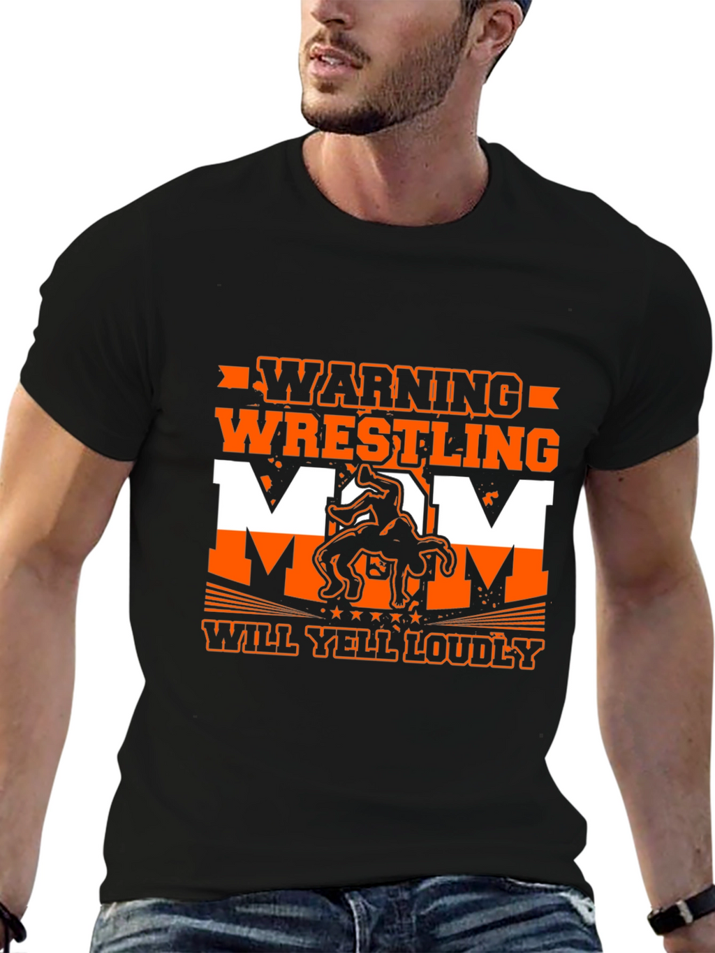 Warning Wrestling Mom T-Shirt