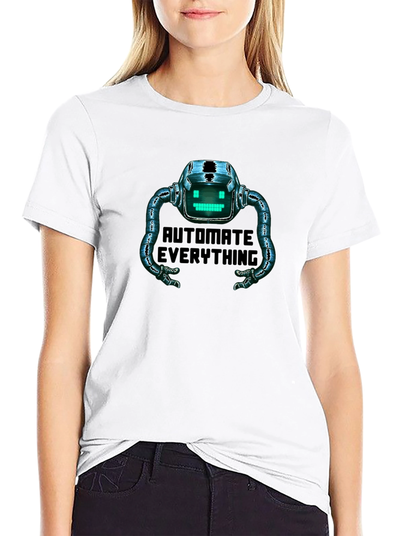 Automate Everything Robot Graphic T-Shirt