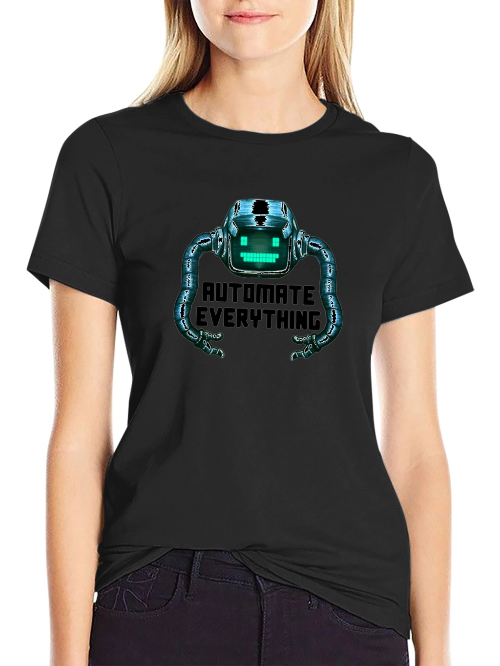 Automate Everything Robot Graphic T-Shirt