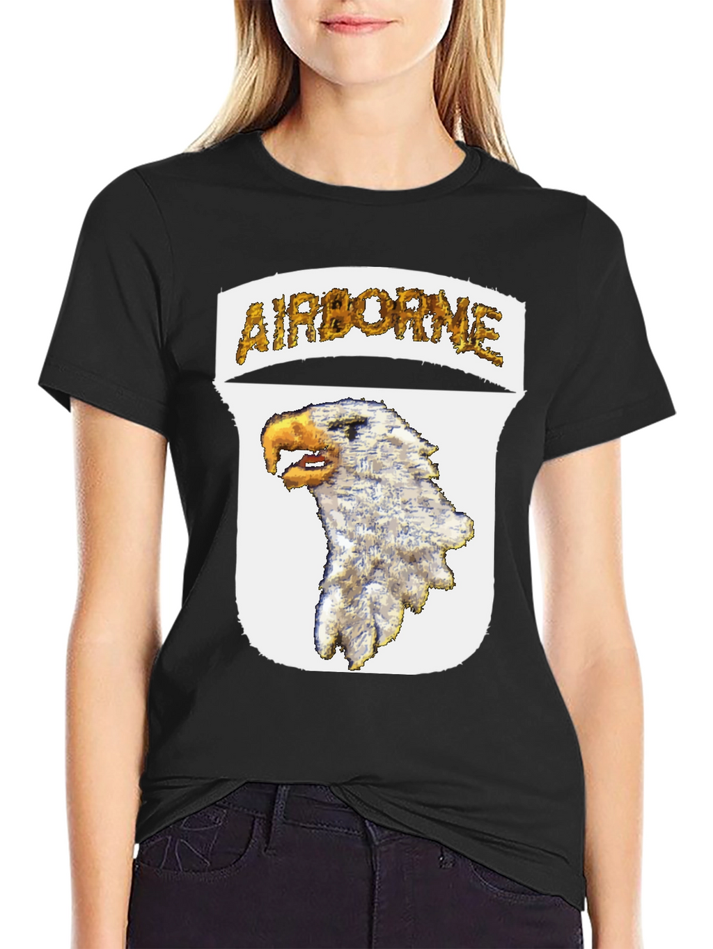 Airborne Eagle Graphic T-Shirt